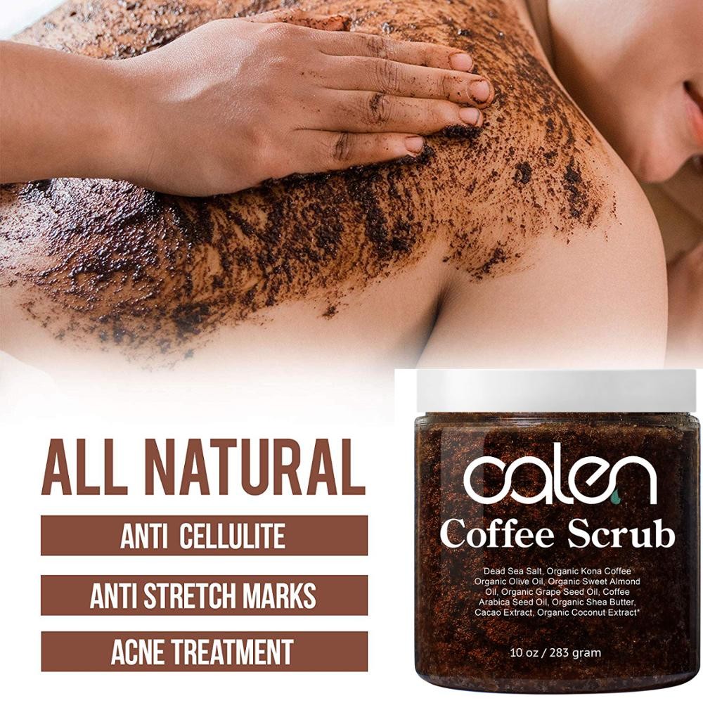 Quality Deep Cleanse Personal Care Toiletries Natural Organic Skincare Coffee Body Scrub for sale