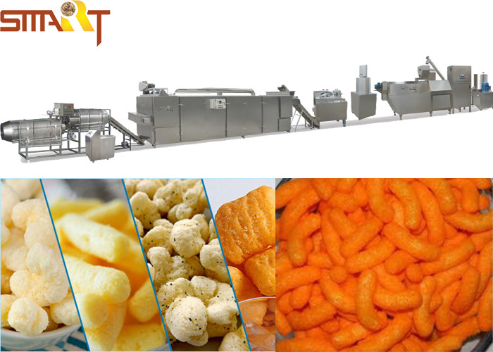 Quality SS Food Extrusion Equipment Custom Voltage Puff Snacks Extruder Machine for sale