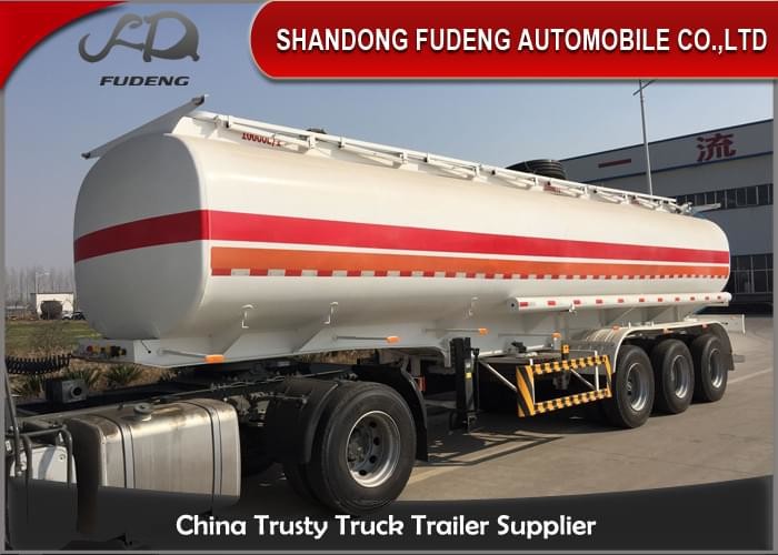 China 45000 L Fuel Tanker Semi Trailer Carbon Steel Transport Crude Oil Tanker Trailer on sale