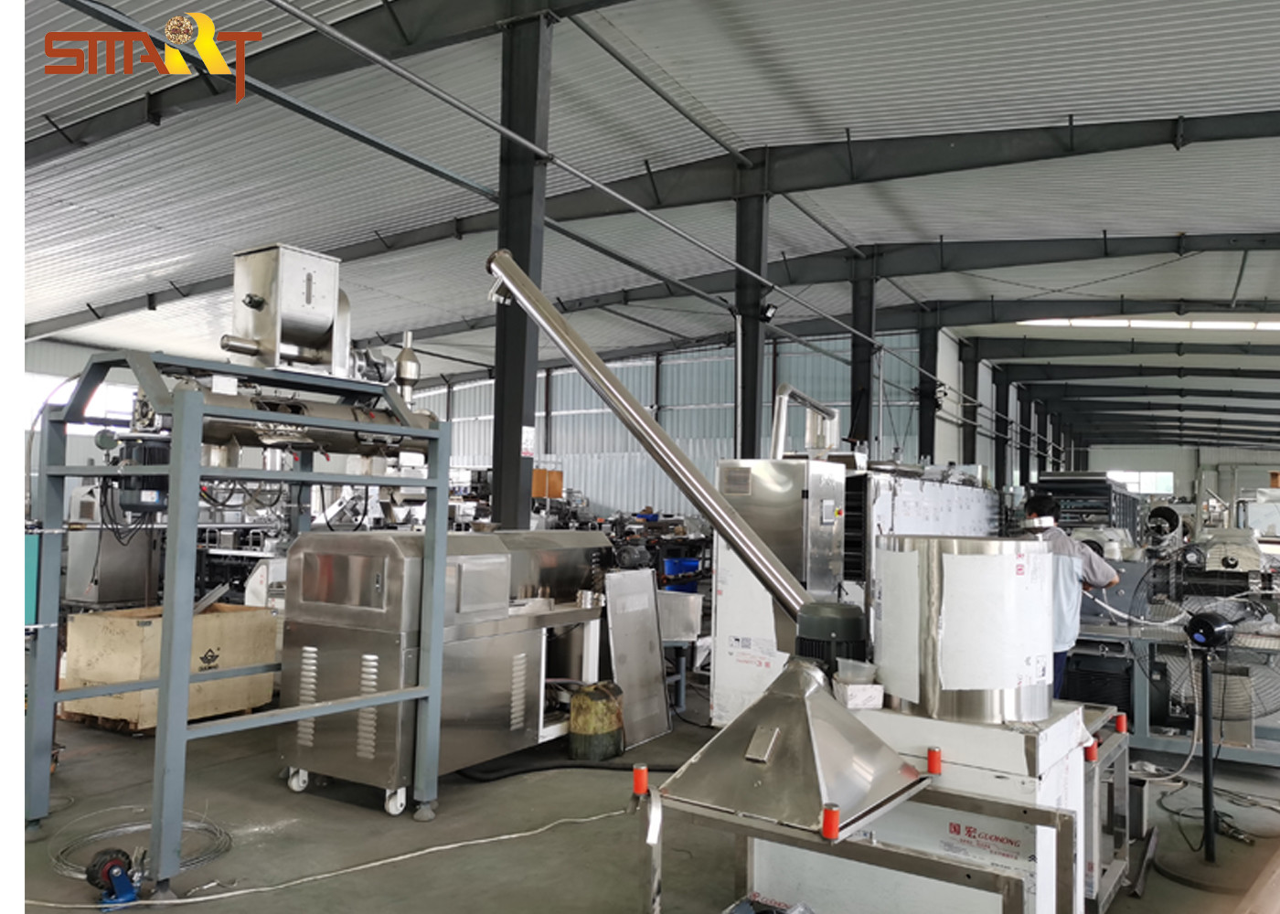 Quality SS Material 300kg/H Dog Food Extruder Machine With Siemens PLC for sale