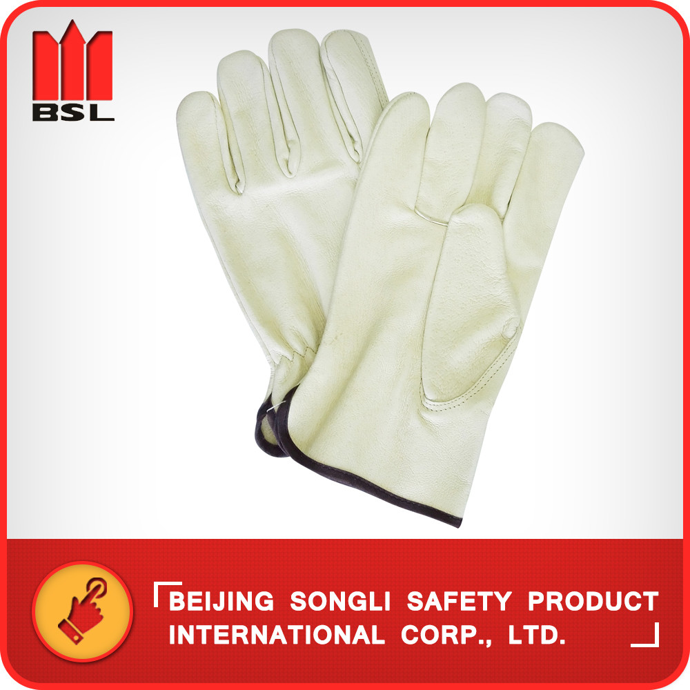 Quality SLG-PA503KT  Pig grain leather working safety gloves for sale