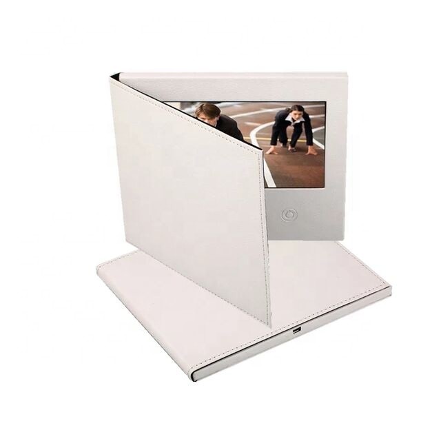 Quality Wholesale Custom A5 7 inch Hardcover Digital LCD HD Screen Video Booklet Brochure Card for Advertisement Business for sale