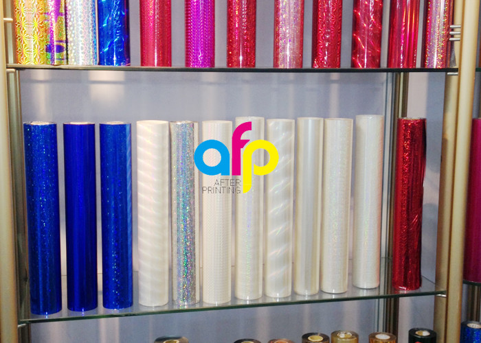 Quality Colorful Laser Holographic Foil , ISO9001 Approval Hot Foil Rolls For Stamping for sale