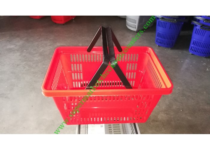 Quality PP Plastic Hand Shopping Basket for sale