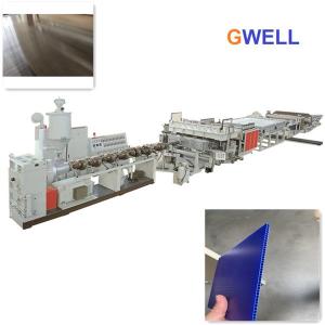 Quality PC Hollow Profile Extrusion Machine Twin Screw Extruder for sale
