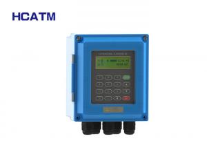 Quality RS485 Wall Mounted LCD Ultrasonic Water Flow Meter for sale
