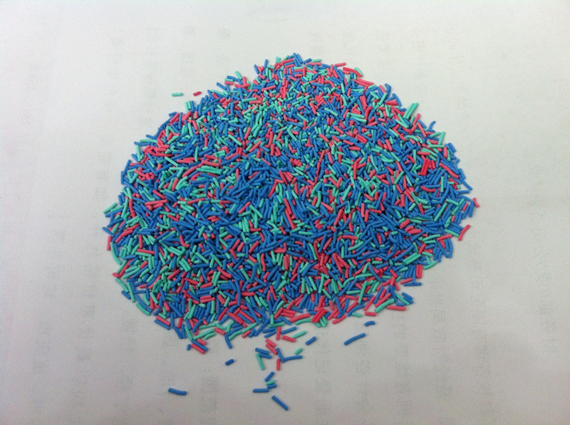 Quality colorful needle speckles noodle speckles colored soda ash speckles for washing powder for sale