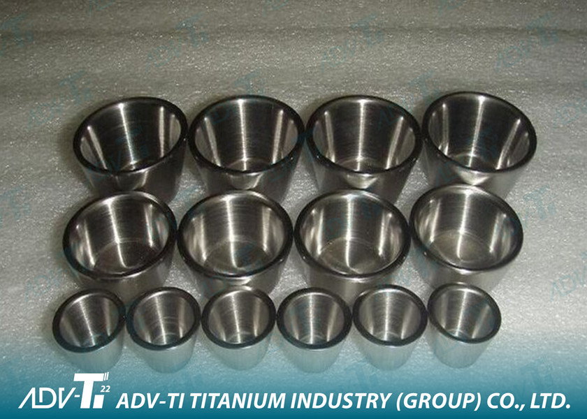 Buy cheap Customized 99.9% Pure Titanium Precision Parts GR1 Crucible Good Corrosion from wholesalers