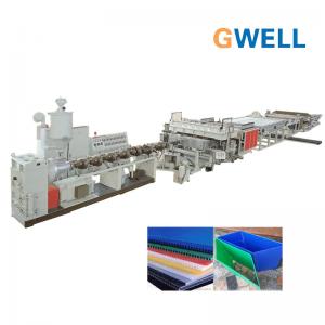 Quality PP Hollow Profile Sheet Extrusion Machine PE Hollow Board Production Line Provide Installation And Commissioning for sale