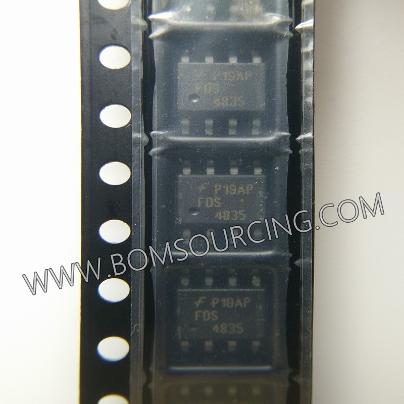 Quality FDS4835 Marking Integrated Circuit IC Chip 4835 SOP8 Dual 30V P Channel Power Trench MOSFET for sale