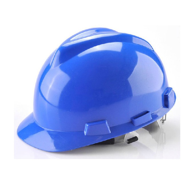 Mining Equipment V-Shape Miner's Safety Helmet Protective PPE Plastic Hard Hat