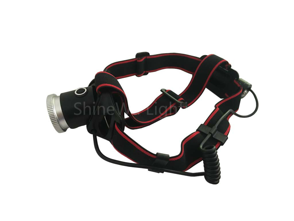 Quality 554 Lumen Rechargeable Focusing Headlamp 1m Impact Resistant Waterproof IP64 for sale