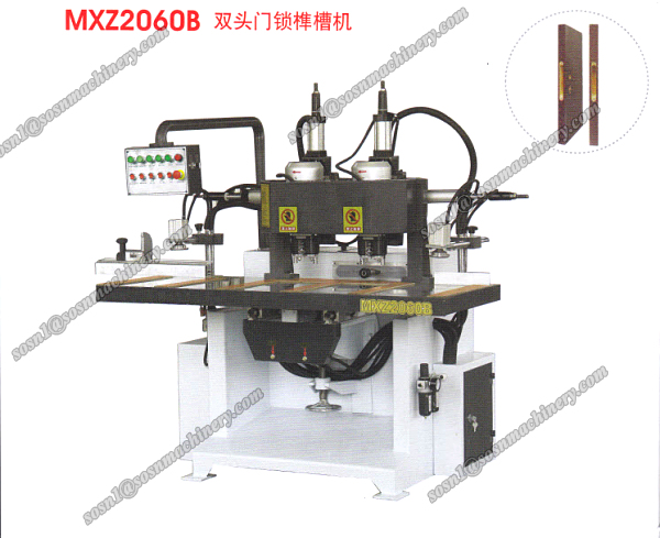 Quality Double-head wooden door lock hole drilling machine for sale