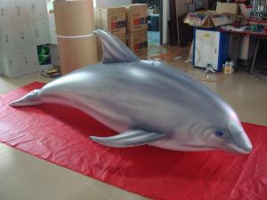 Quality 1.5m Long Airtight Dolphin Shaped Swimming Pool Toy Display In Showroom for sale