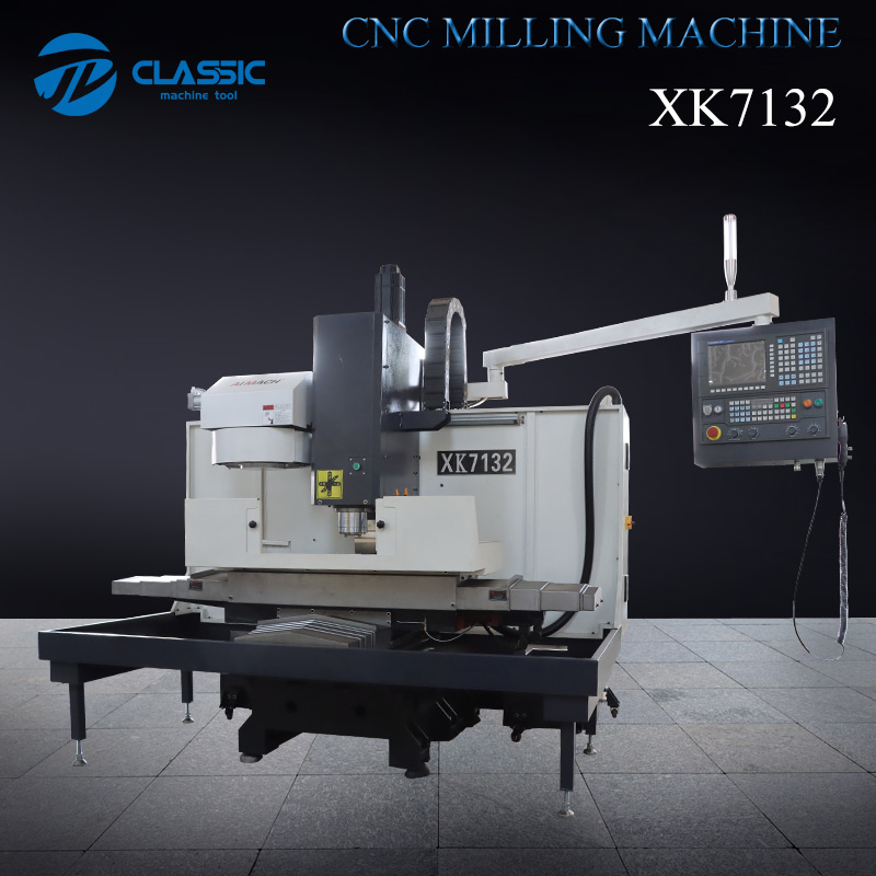 China metal cnc milling machine XK7132/XH7132 vertical 4 axis cnc machining center price