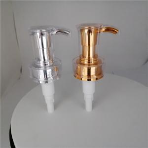 Quality 33mm 1.5ml/T Shampoo Dispenser Pump , Gold Soap Dispenser Pump For Hair Conditioner for sale