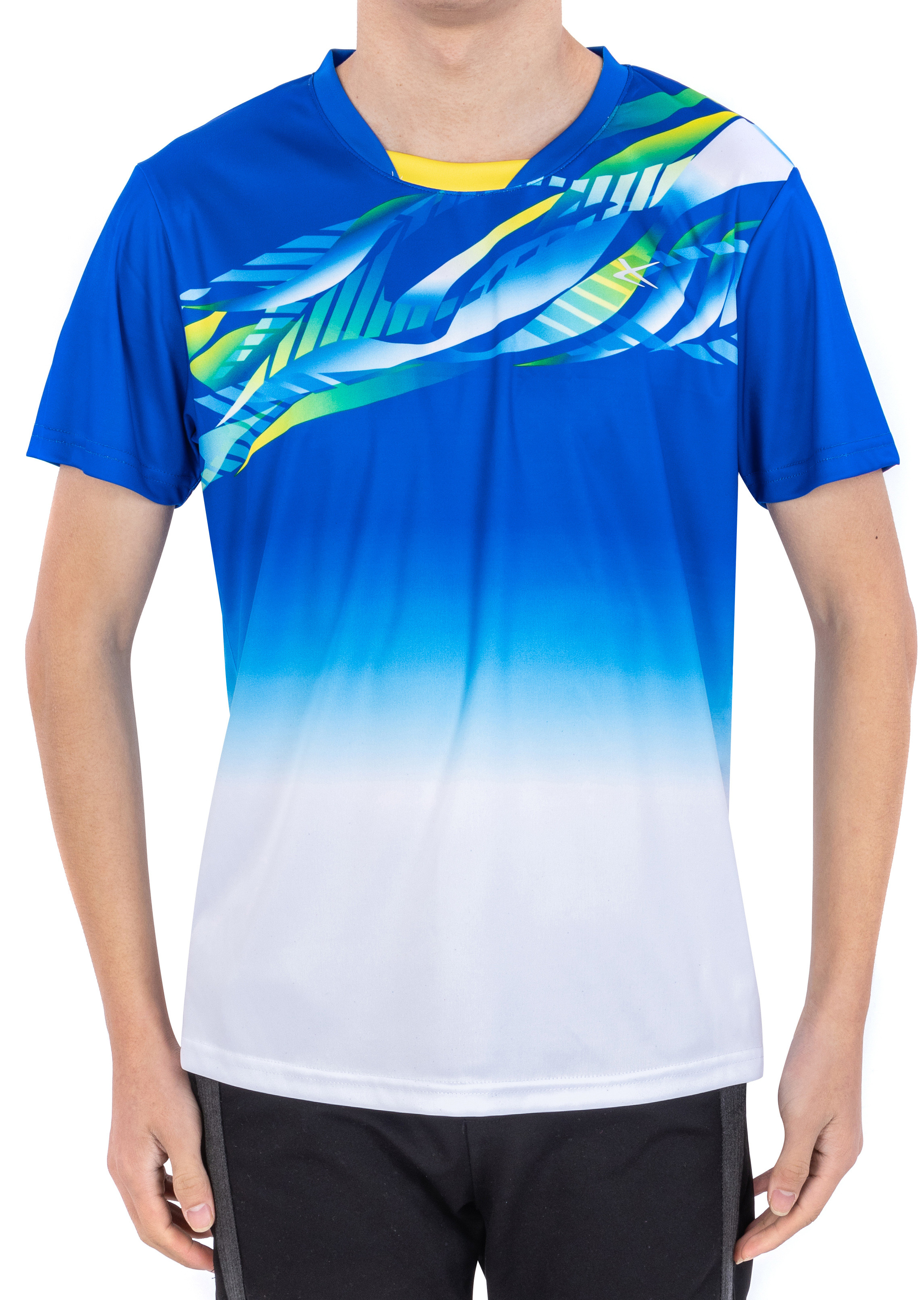 Quality Unisex Short Sleeve Heat Transfer Printing Mens V Neck T Shirt for sale