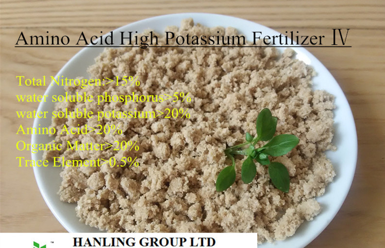 Quality Amino Acid High Potassium Fertilizer 15-5-20 for sale