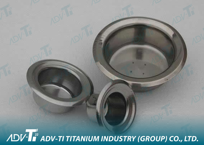 Quality Customized 99.9% Pure Titanium Precision Parts GR1 Crucible Good Corrosion Resistance for sale