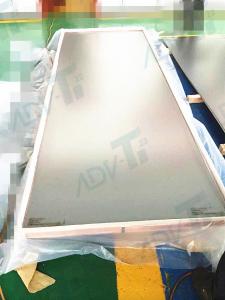 Quality Chemical Processing Plants Titanium Foil Sheet CP Grade 2 ASME B265 for sale
