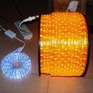 Quality LED Rope Light in Round or Flat Shape, Made of PVC, CE/GS Certified for sale