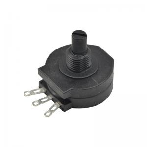 Quality High Accuracy Carbon Film Potentiometer , RVS28 28mm Rotary Type Potentiometer for sale