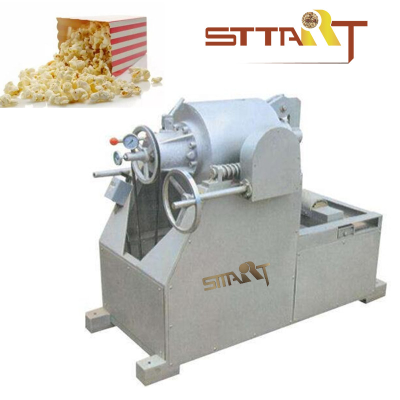 Quality Hot Air SS Puffed Rice Machine , Fast Speed Corn Puff Making Machine for sale