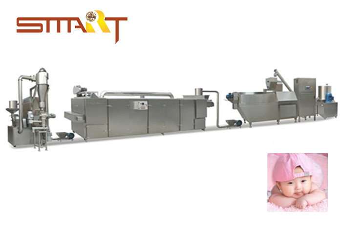 Quality Automated Baby Food Production Line SS Material Nutrition Flour Making Equipment for sale