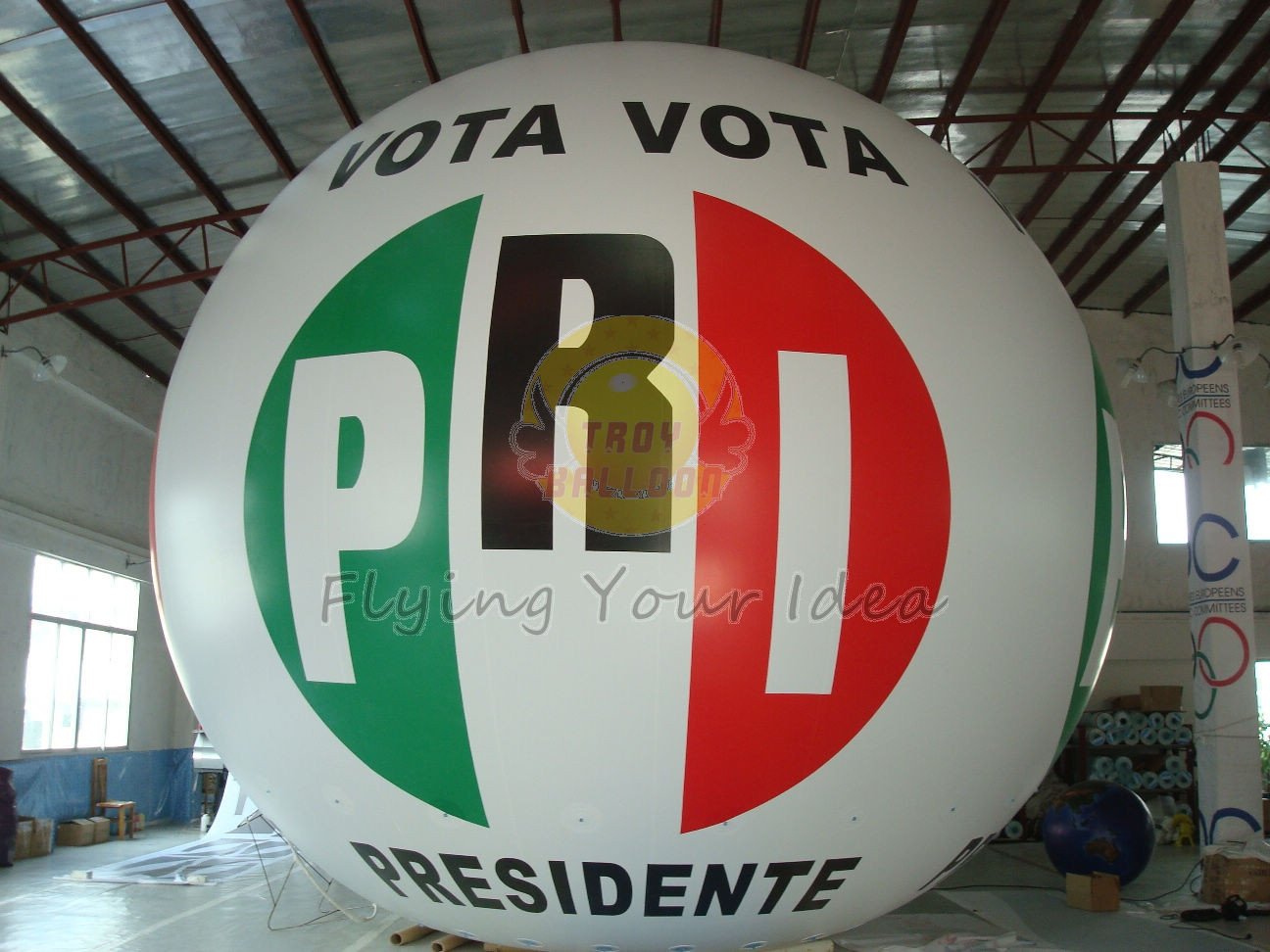 Quality Reusable Fireproof Inflatable Political Advertising Balloon with Total Digital Printing for sale