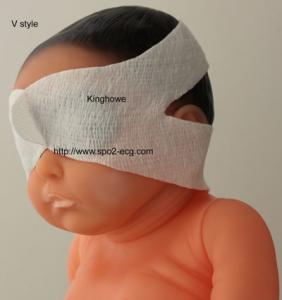 Quality Elastic Newborn Infant Eye Mask Unique Shape Less Pressure FDA / CE Standard for sale