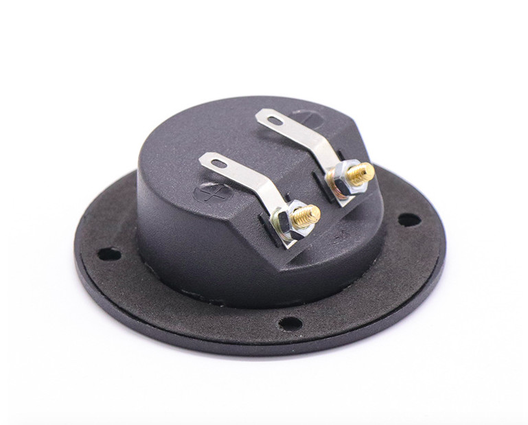 Quality Φ75mm Round Speaker Terminal Cup With Metal Binding Post Connectors for sale