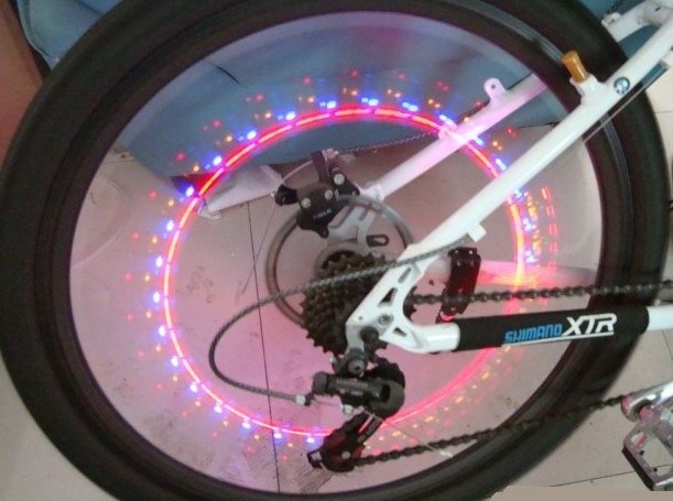 Quality 7 Colors exchanging wheel light with light sensor for sale
