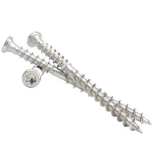 Flat Head Torx Drive Double Thread Type 17 A2 A4 Stainless Steel Composite Decking Screws