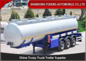China 3 Axles 42 CBM Fuel Tanker Semi Trailer  FUWA axles diesel tanker trailer for sale on sale