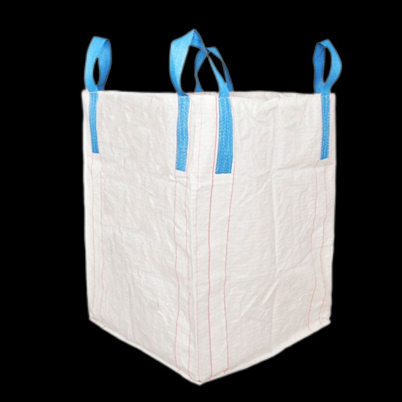 China 43×43×39'' Woven Polypropylene Bulk Bags Blue Loop Graphite PP FIBC Bags on sale