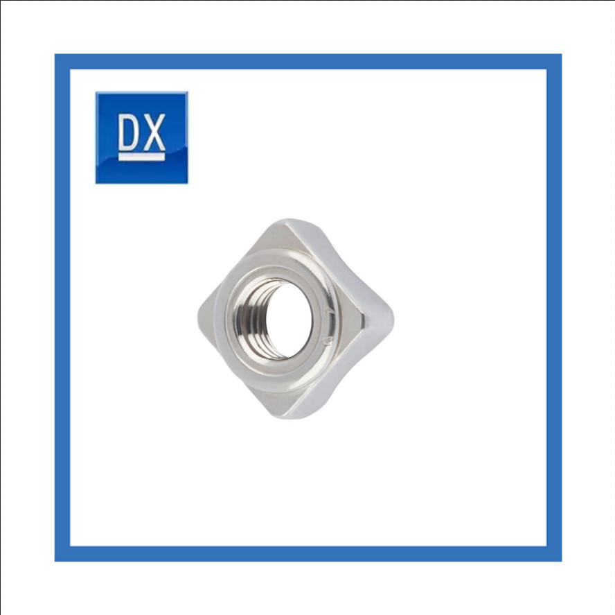 Buy cheap Passivated Four Corner M20 Weld Nuts DIN928 Stainless Steel A2 / A4 from wholesalers