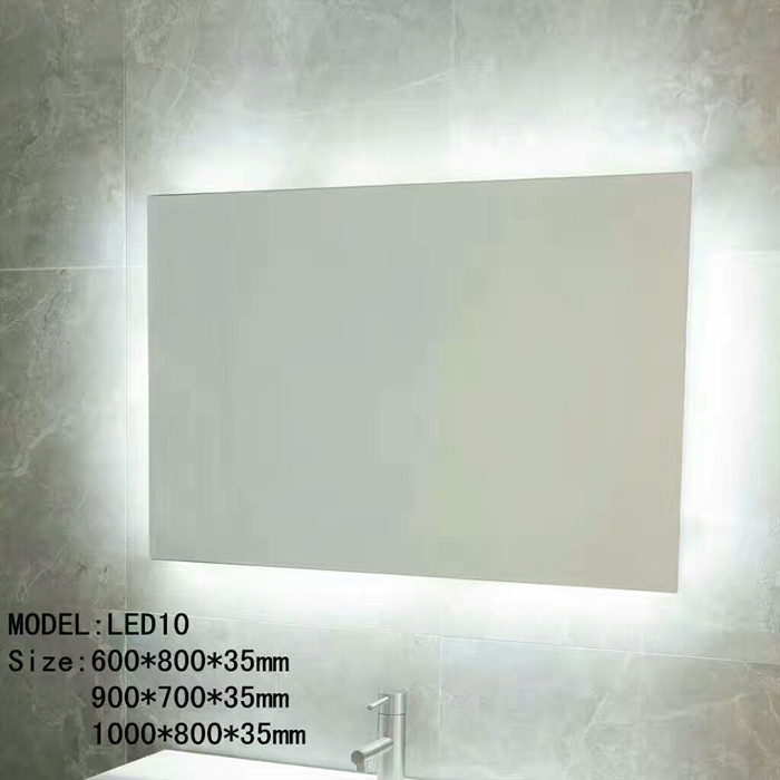 Quality Touch Switch Hotel Bathroom Mirror With Radio / Bluetooth Led Wall Mirror for sale