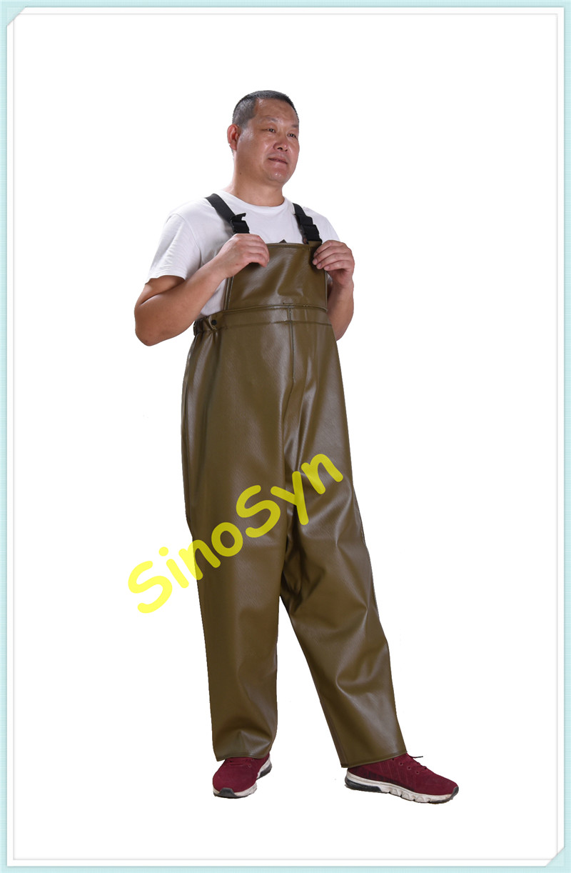 Buy cheap FQY1909 Khaki PVC Safty Pinched Chest/ Waist Protective Working Fishery Men from wholesalers