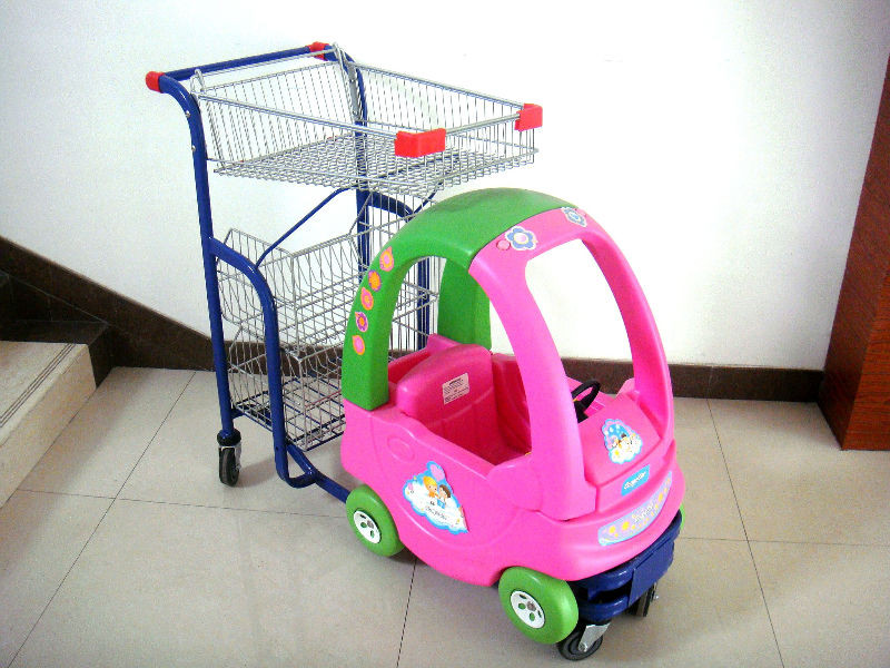 Quality Children Supermarket Kids Shopping Trolley Series HBE-K-9 with smooth running for sale