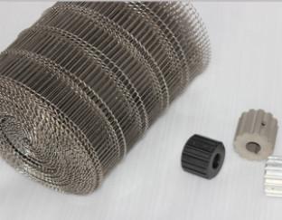 Buy SS Woven Food Mesh Belt 16 Gauge Welded Wire Mesh For Conveyor at wholesale prices