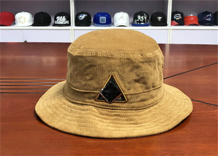 Buy Unisex Men Adjustable Corduroy Fisherman Bucket Hat Soft Or Hard Pre - Curved at wholesale prices