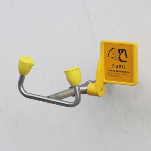 Lab Used Stainless Steel Wall Mounted Eye Wash sample model Wall Mounted industrial safety equipment faucet eyewash