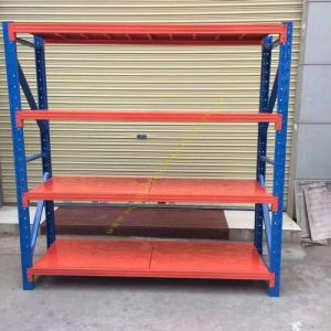 Quality Custom Fitted Warehouse Storage Racks / Medium Duty Steel Pallet Rack Shelving for sale