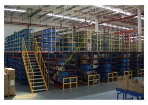 Quality Multi - level Warehouse Storage Mezzanine Rack / Metal Steel Platform for sale