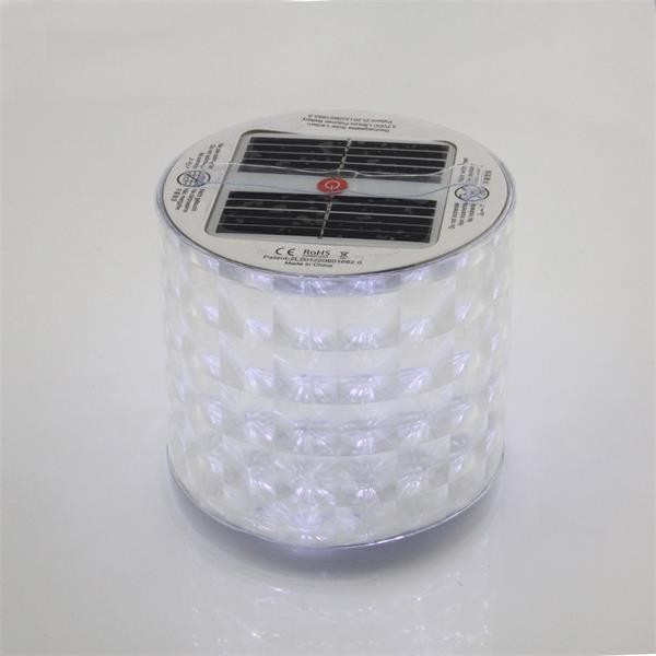 Quality New Design Stlye 7 Color Changing Blue Red Colorful Foldable Solar Lantern for sale