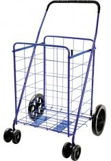 Quality High quality heavy-duty plastic Foldable Shopping Cart with wheels 380x330x360mm for sale