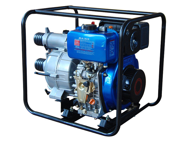 3600 Rpm Diesel Motor Operated 3” Water Pump KDP30S Low Fuel Consumption