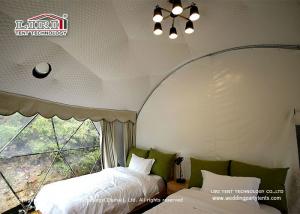 Quality Geodesic Dome Glamping Tent For Outdoor Hotel Reception for sale