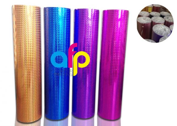 Polyester Laser Holographic Film 22 Micron Thickness 10 - 18mpa Compound Pressure