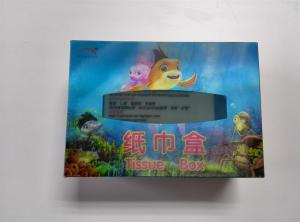 Quality Fish Pattern Style 3D Lenticular Packaging Box PP Matt Lamination for sale